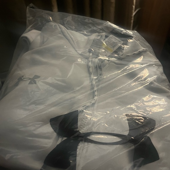 UNDER ARMOUR DRIVE WARMUP / ZIP-UP HOODIES / MENS/ GRAY/M - Picture 3 of 4